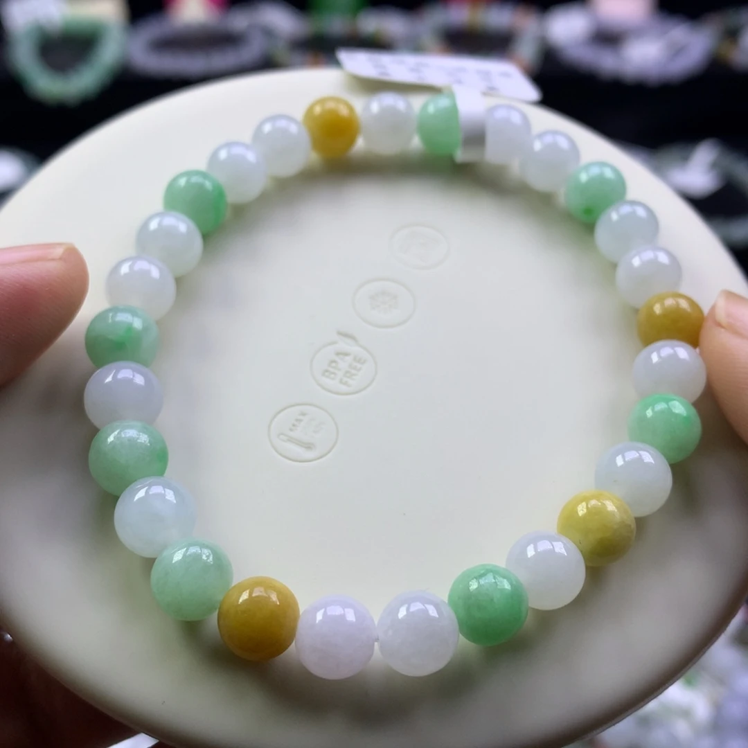 未镶嵌手串翡翠卡7