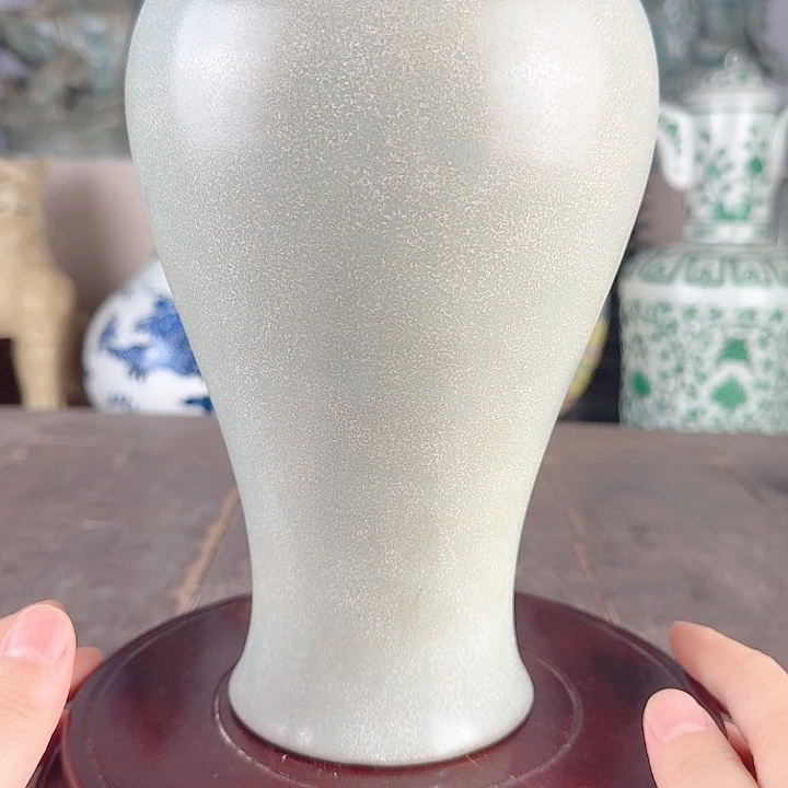 汝窑梅瓶品相完美