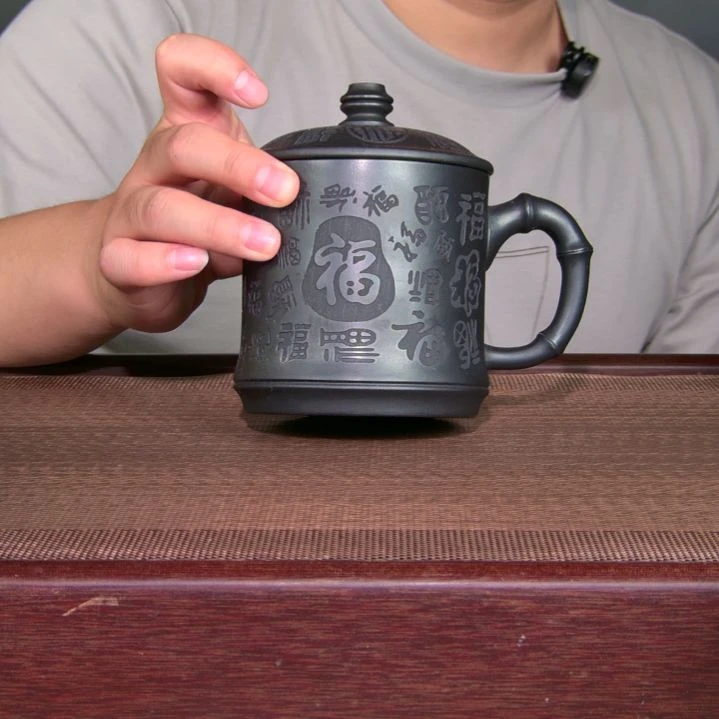 茶杯紫砂高货放漏