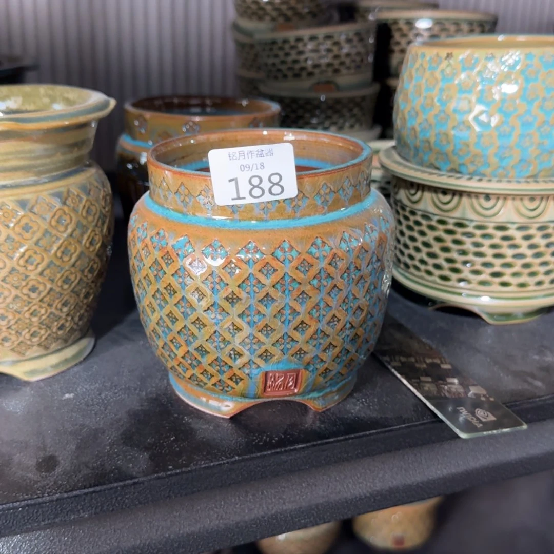 肥***桑手工花盆 188 内口口径 8cm