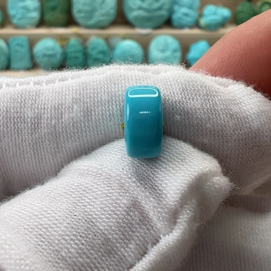未镶嵌绿松石直切珠 9x4.6 m m m