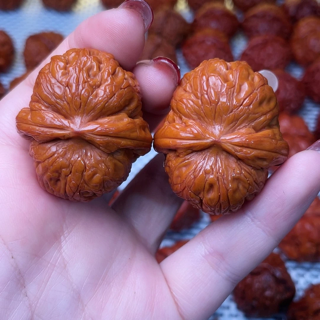 桃核吊坠文玩核桃 手把件 元宝 39