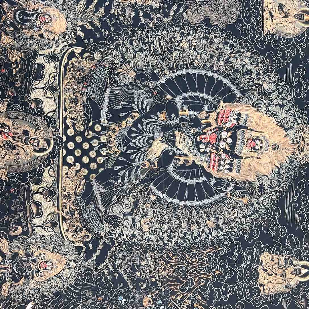 卷轴画龍**璧唐卡18888