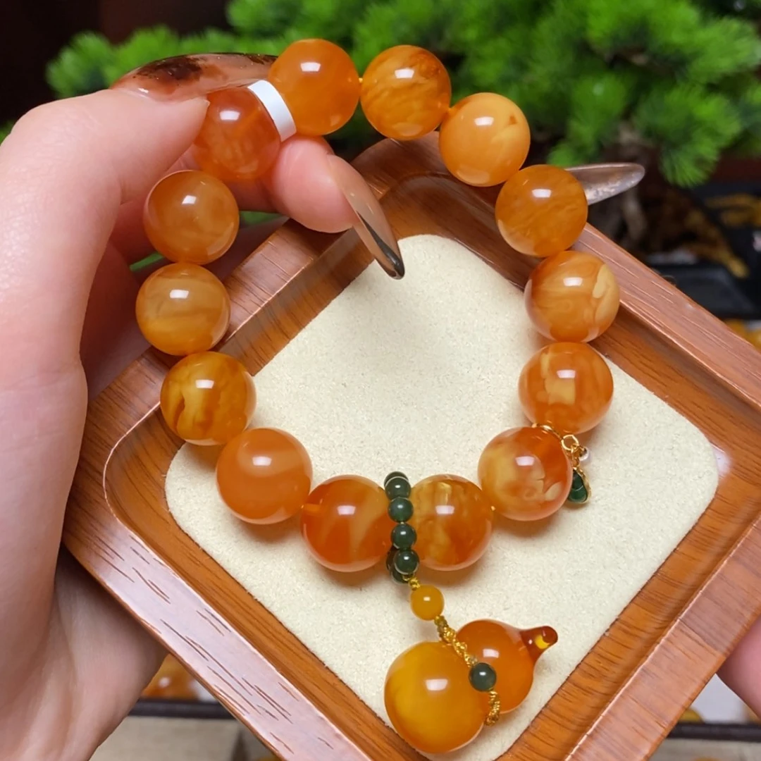 【闪购商品】蜜蜡颈饰未镶嵌手串