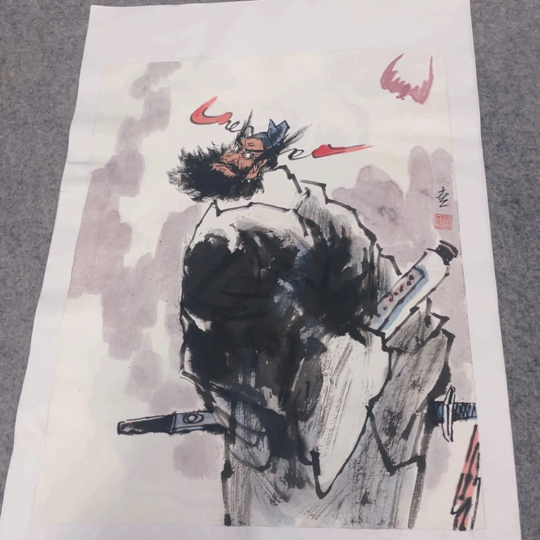 国画1.4平尺纯手绘国画作品