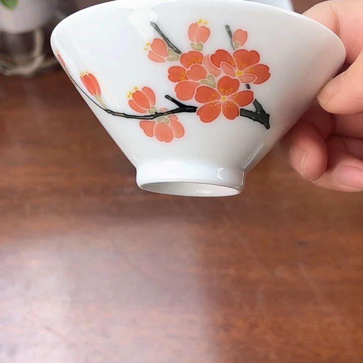 杯戈**漠釉下五彩高温瓷器