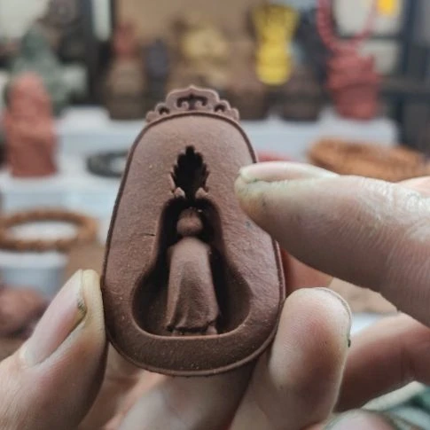 泥塑日*龙涎玫瑰香方无相佛微瑕