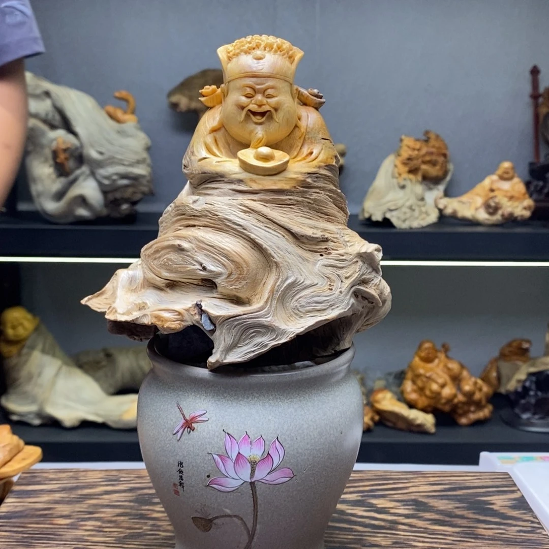 柏木（崖柏）可*罗崖柏陈化料的时候