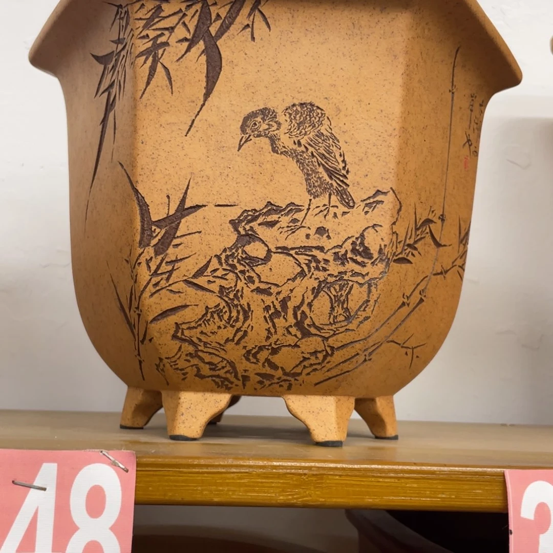 紫砂花盆k****）花盆花盆