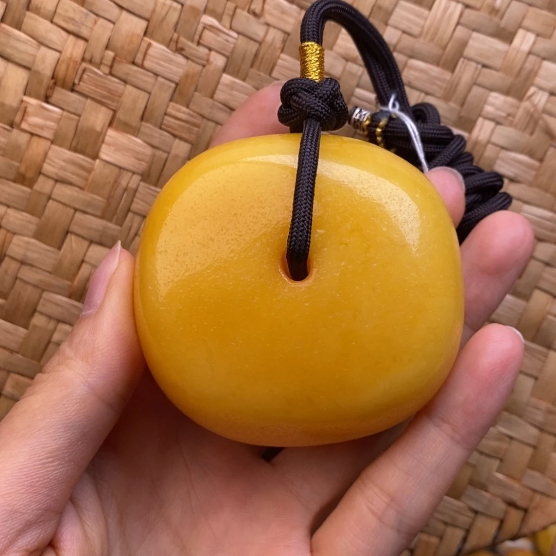 未镶嵌琥珀裸石套***子蜜蜡M