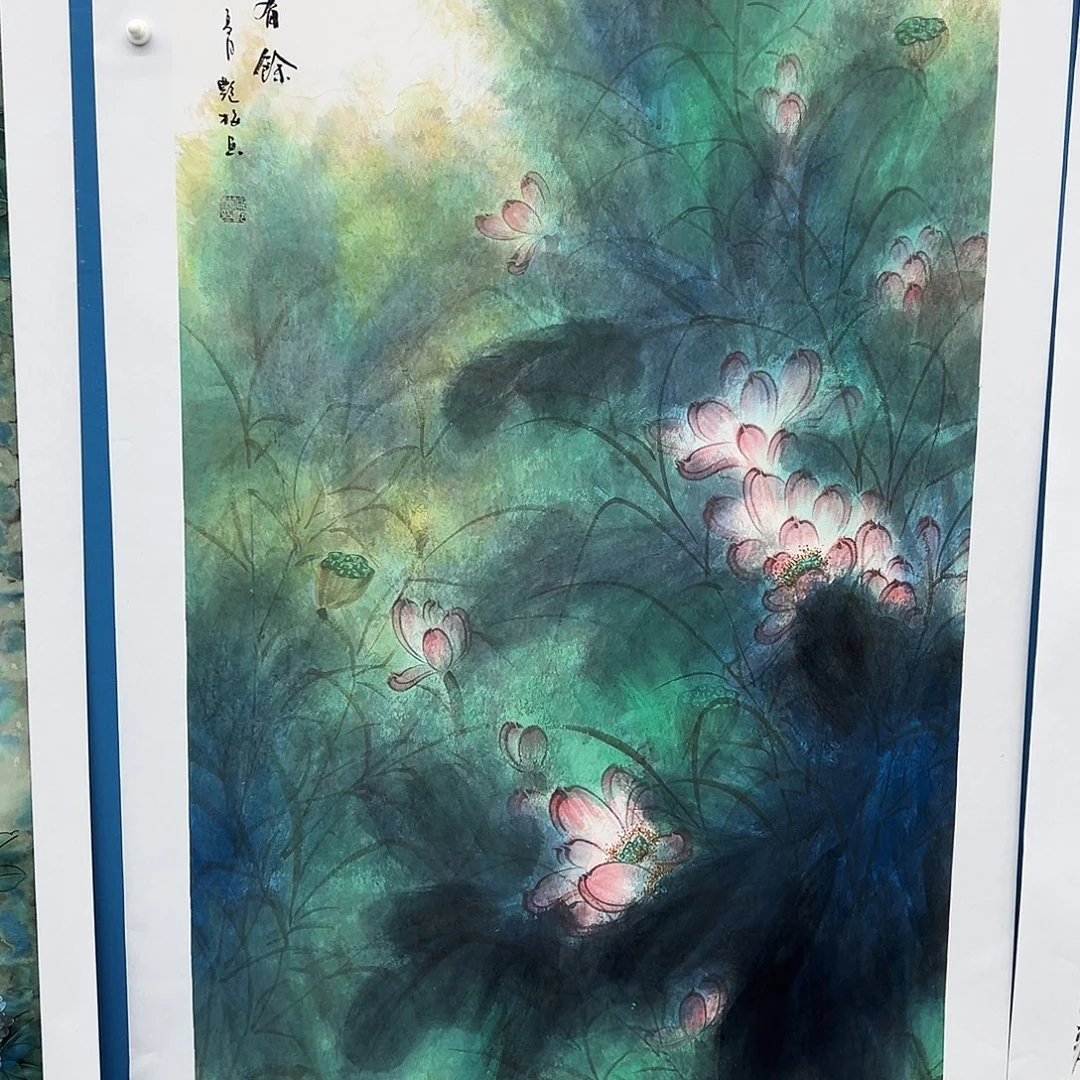 认***待国画纯手绘作品欣赏