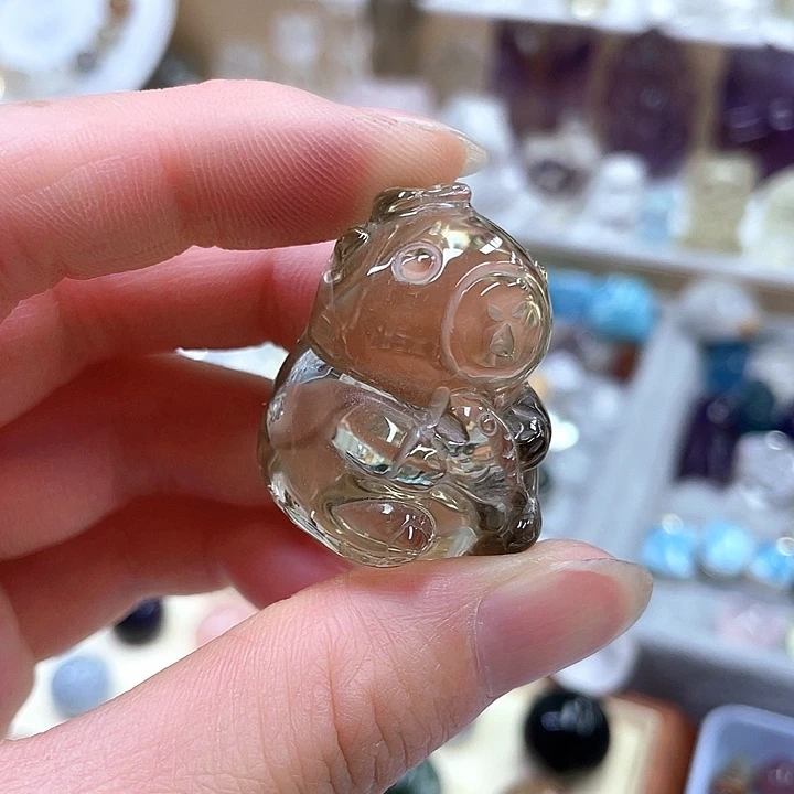 黄晶珠宝半成品未镶嵌4168