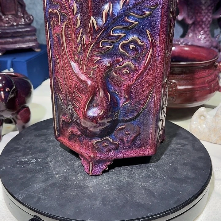 摆件陶钧官窑笔筒