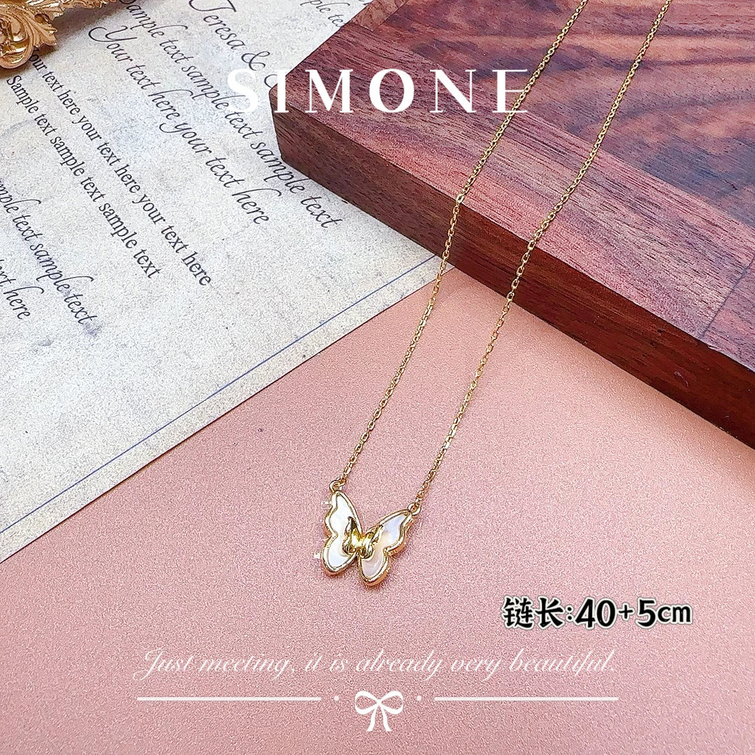 铜合金项链 【5092】时尚气质百搭高级设计款项链