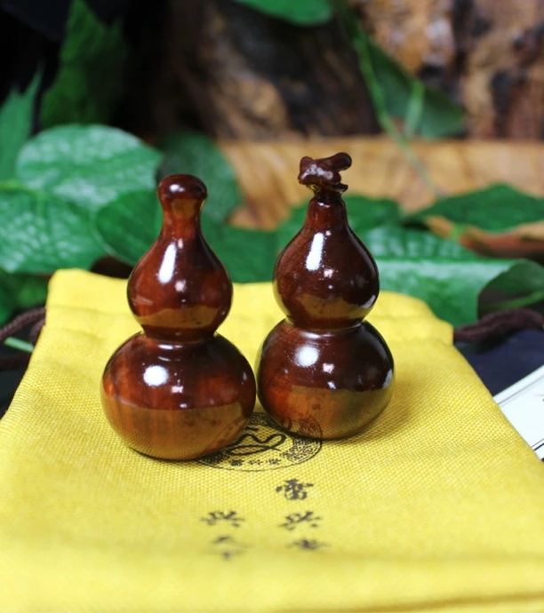 【雷兴堂】天然雷击枣木小葫芦 把玩 挂脖