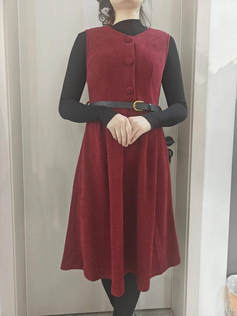 A32  条绒两件套裙   默认微瑕 无运费险 接受不了勿拍