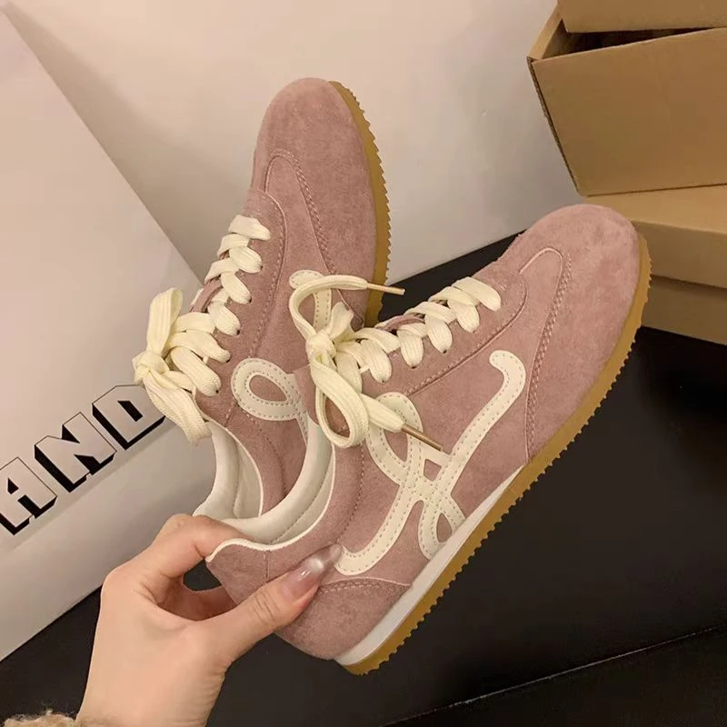 （柚子同款）春夏款休闲曲线透气彩色阿甘鞋 68036