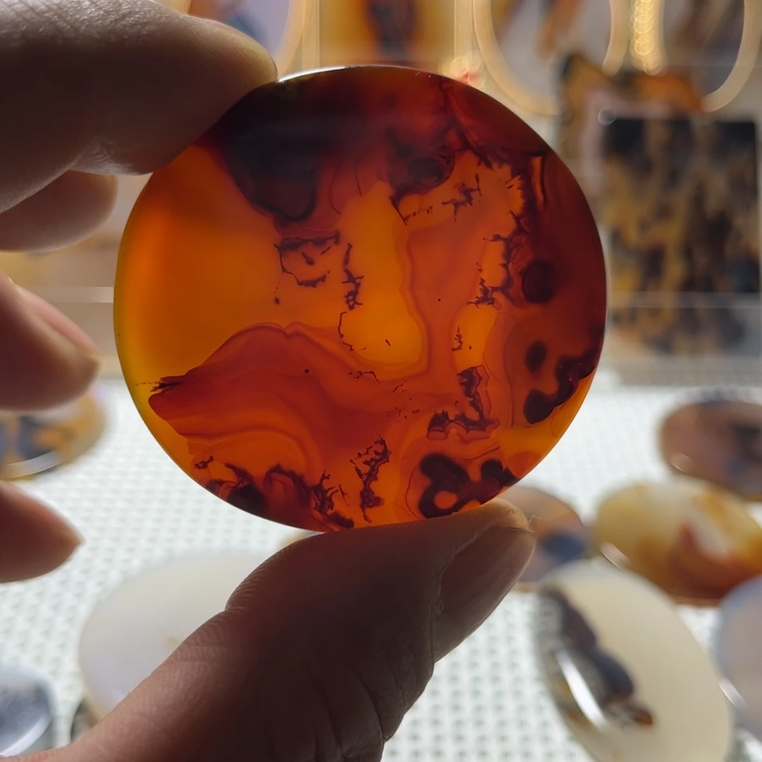 玛瑙/玉髓未镶嵌吊坠(不含链)