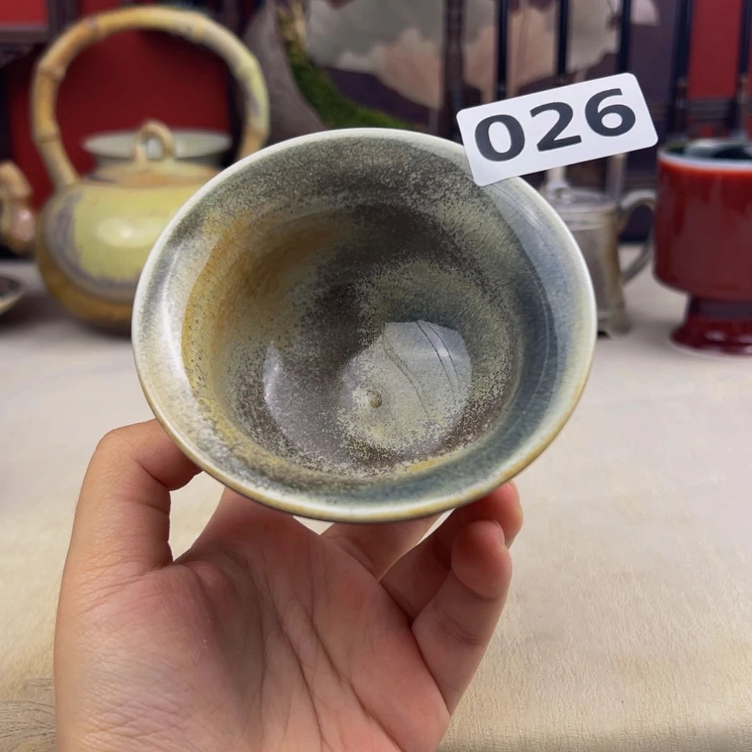 杯子纯手工柴烧主人杯