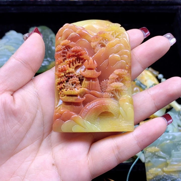 岫玉挂坠未镶嵌@*挂坠