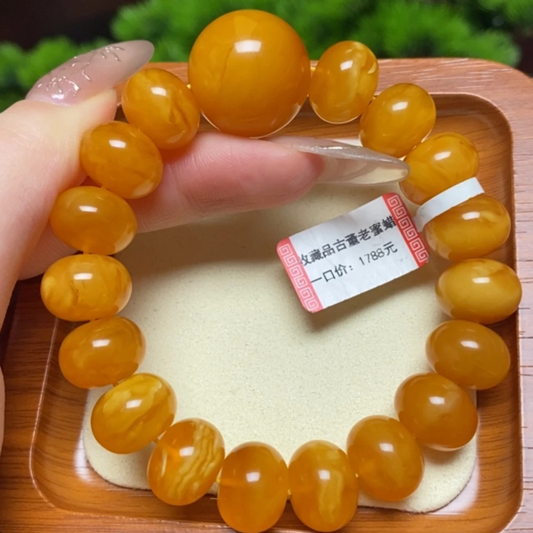 【闪购商品】未镶嵌蜜蜡手链手串