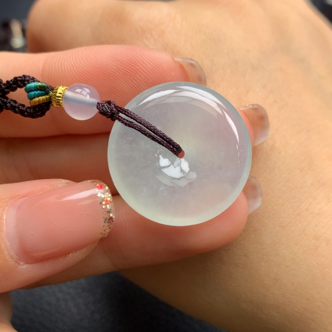 翡翠未镶嵌颈饰鑫*?翡翠饰品24.5-5.6