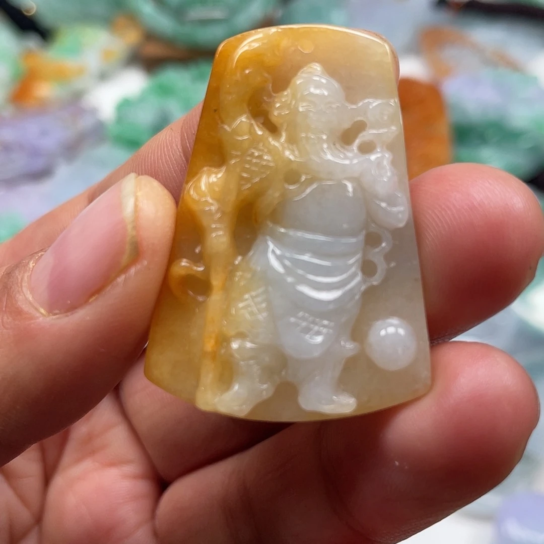 颈饰未镶嵌翡翠翡玉缘翡翠