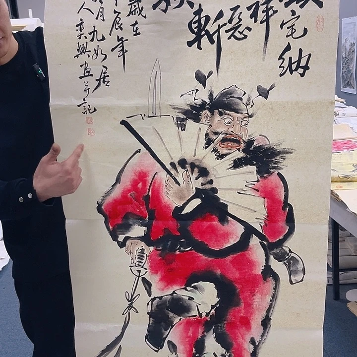 国画纯手绘字画宣纸