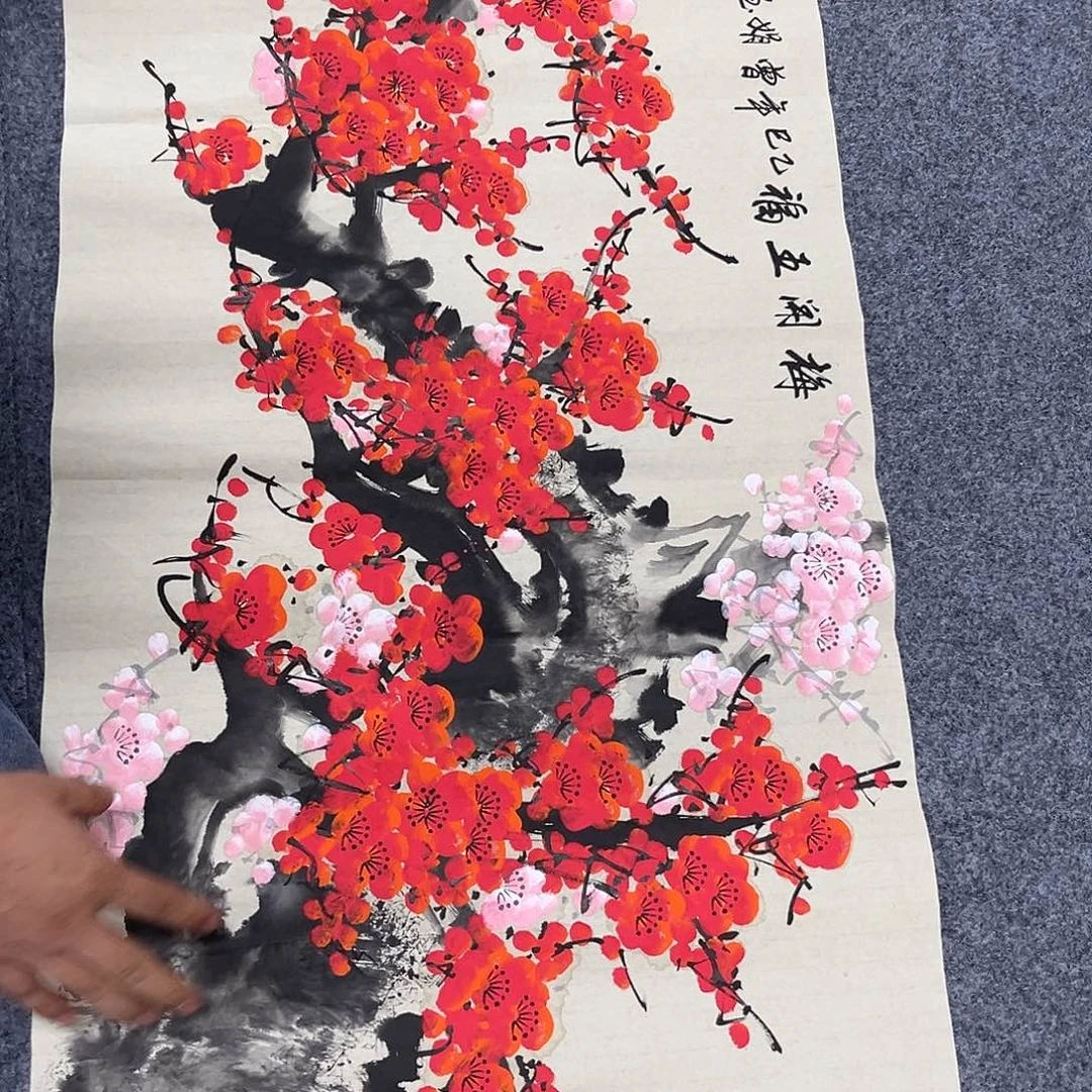 国画国画老师手绘作品