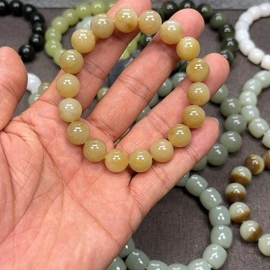 和田玉未镶嵌手链