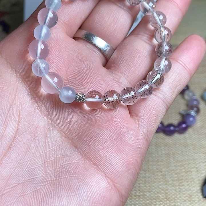 水晶手链未镶嵌可*水晶
