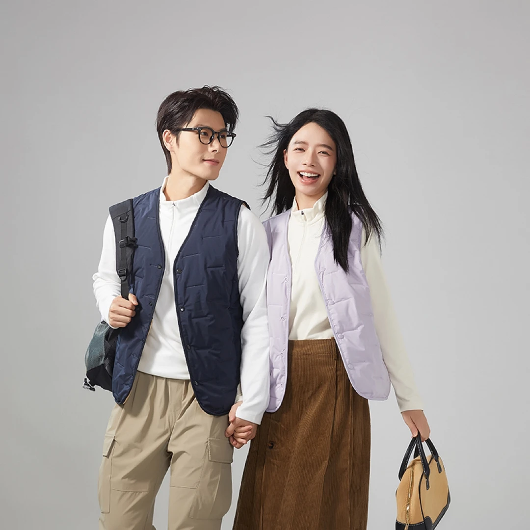 气绒羊毛男女同款马甲