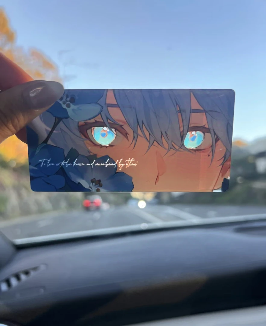 新款动漫周边芙莉莲辛美尔精致亚克力眼睛钥匙扣背包挂件