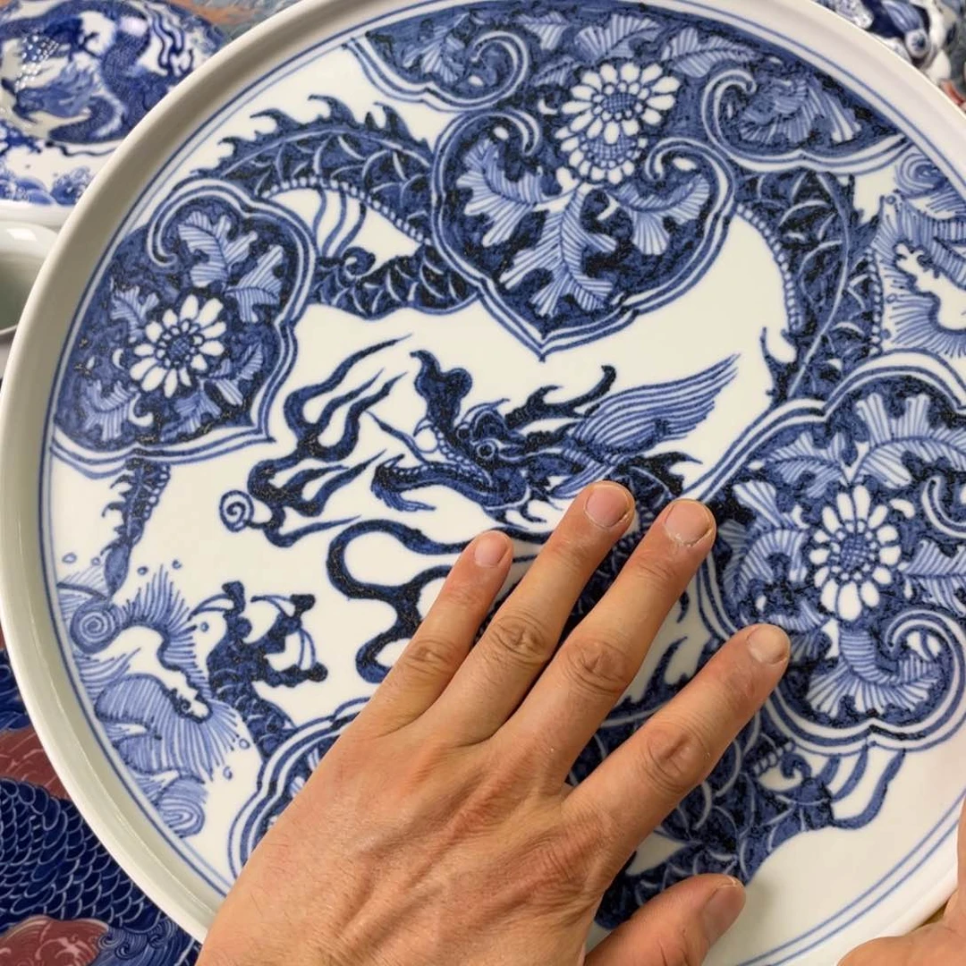 景德镇陶瓷手工手绘