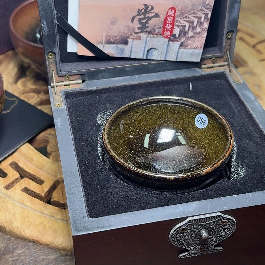 茶盏乐盏堂081柴烧茶沫玉质