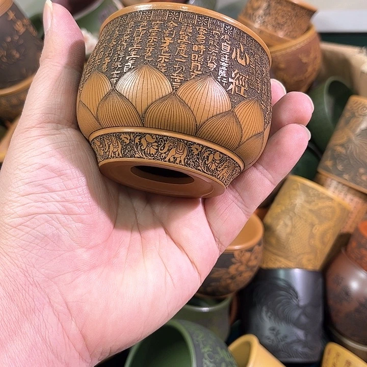 茶杯紫砂全手工紫砂主人杯