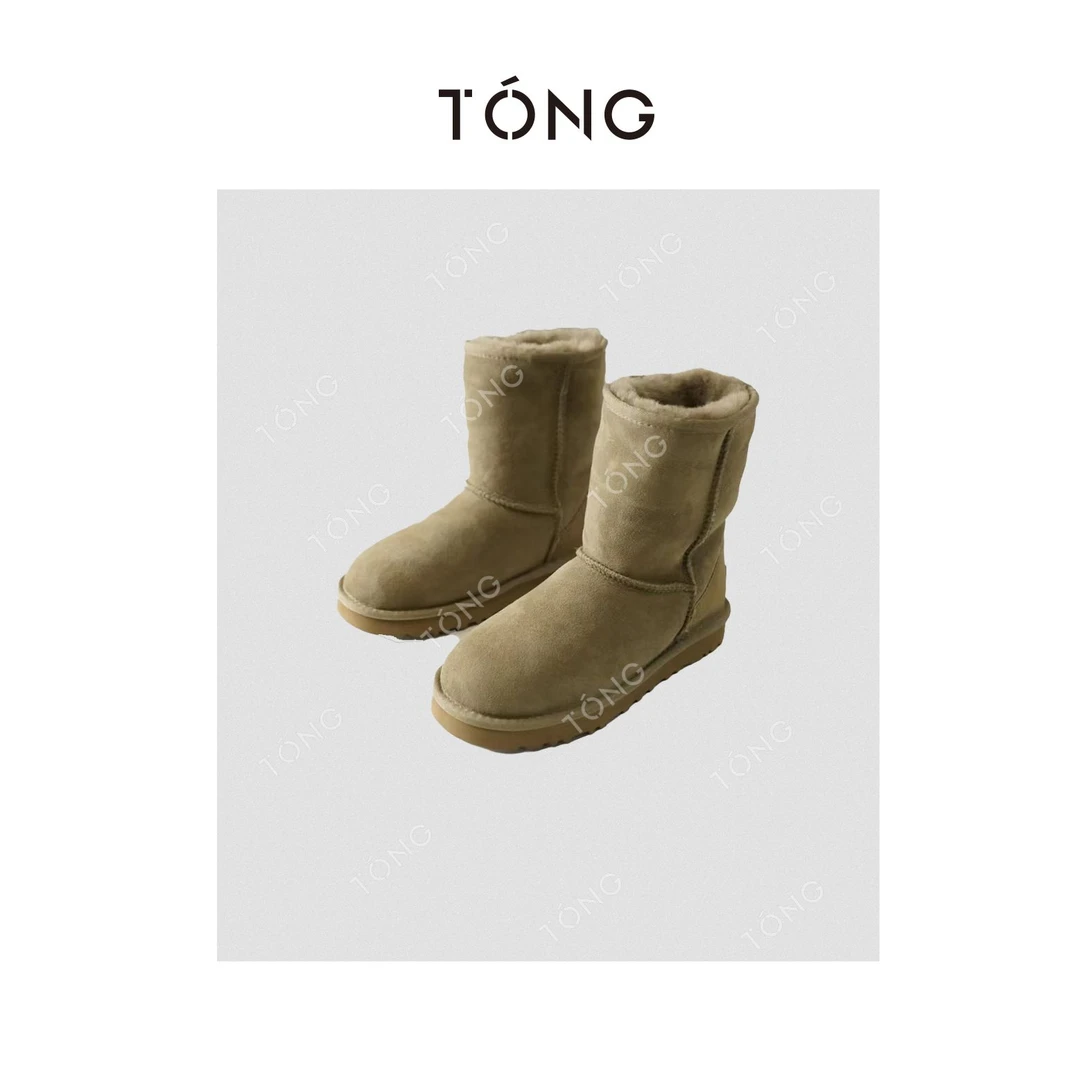 羊皮毛一体舒适保暖百搭雪地靴 GX025