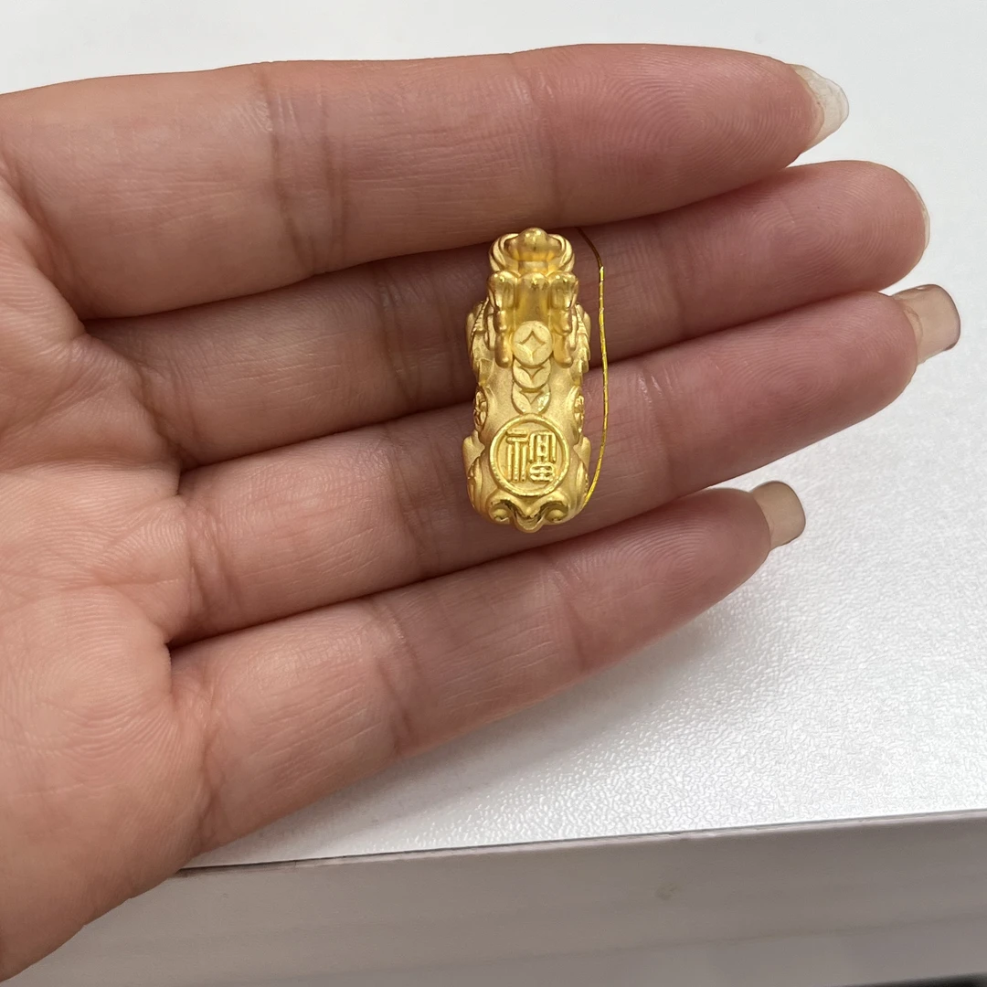 自己钱币五福貔貅手串