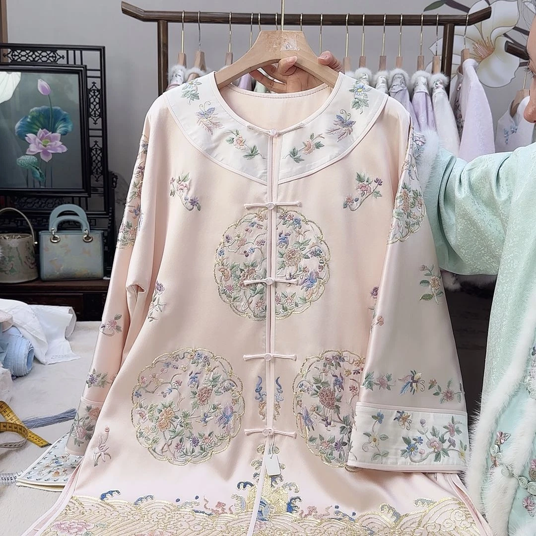 刺绣20苏绣太太服胸围106