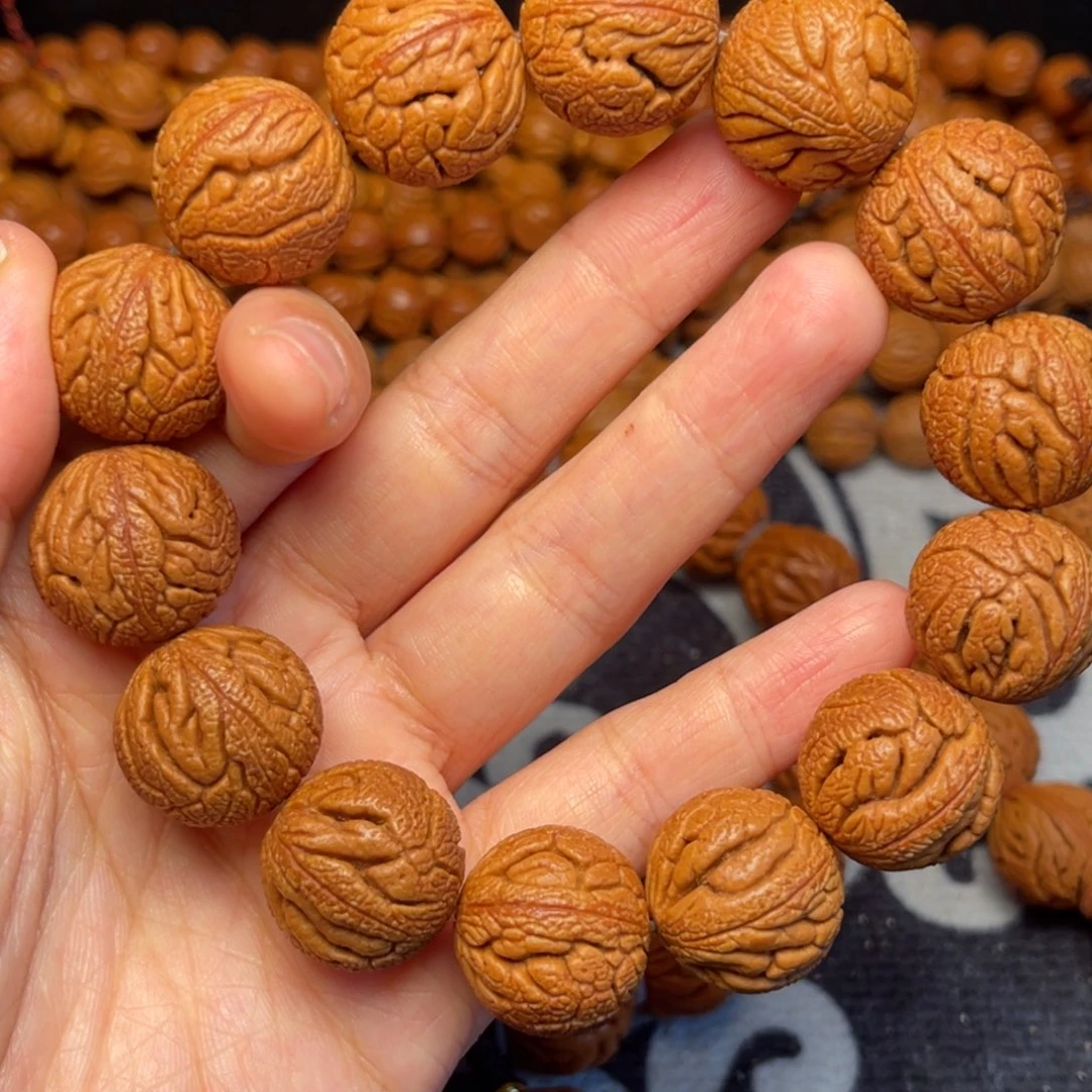 桃核手串龙纹桃核