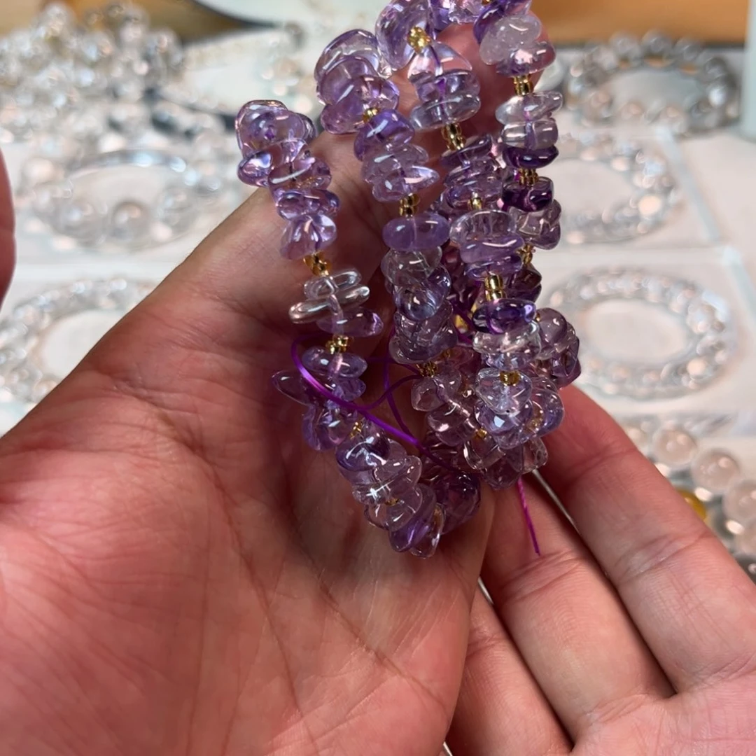 【闪购商品】水晶手链未镶嵌紫水晶