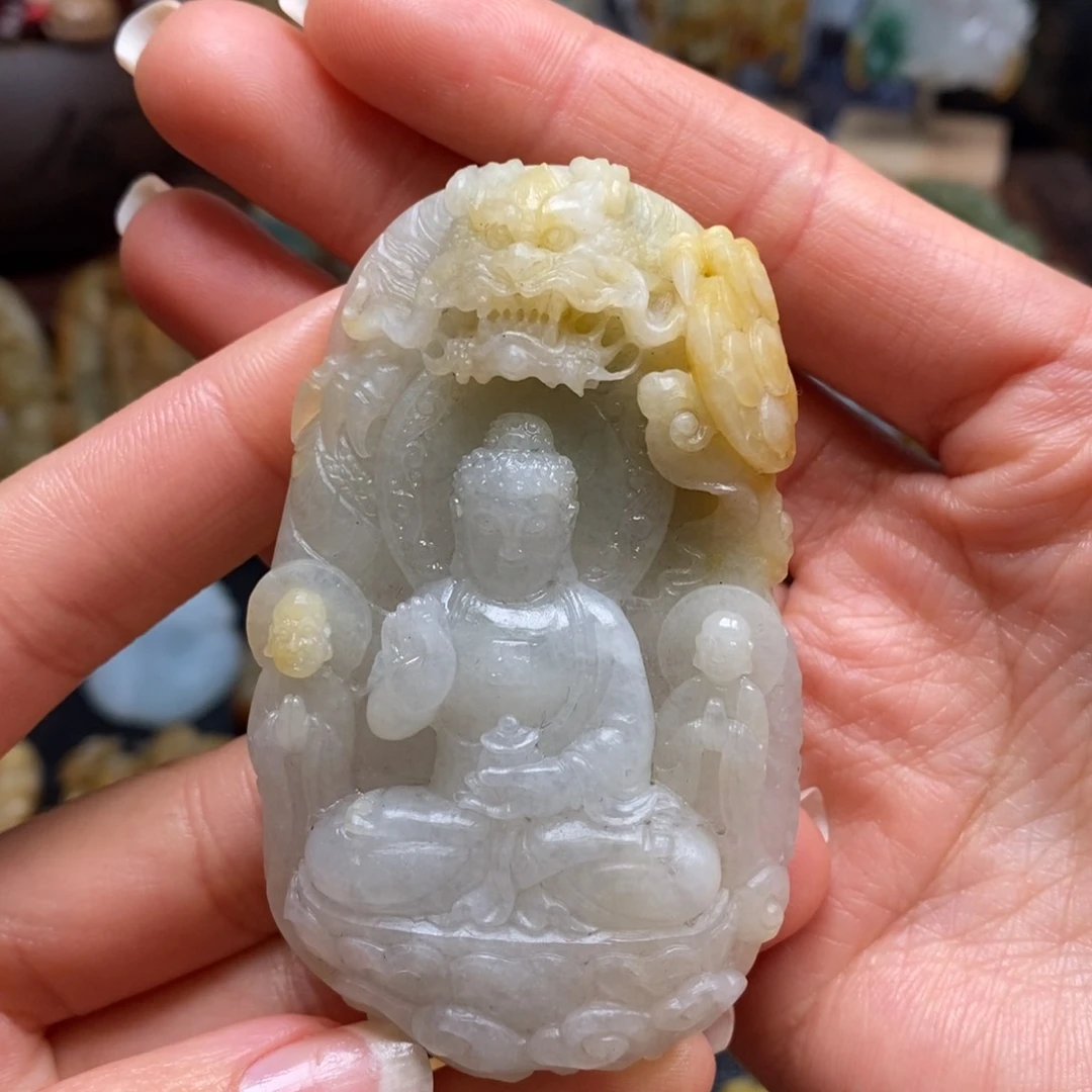 【闪购商品】定制翡翠未镶嵌天****店定制翡翠未镶嵌大日