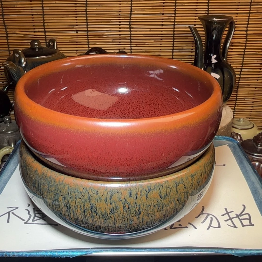 青***朴茶盏建窑建盏 微瑕作品