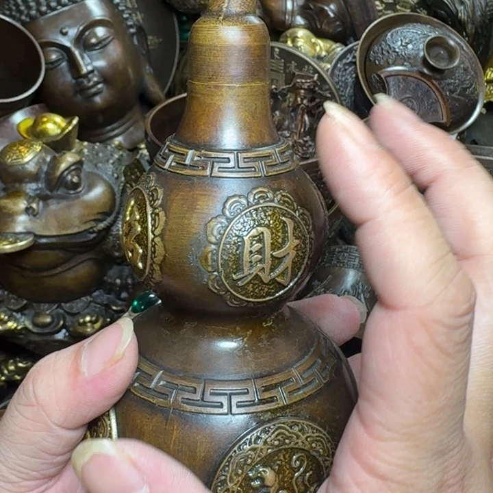 铜器摆件收收藏藏