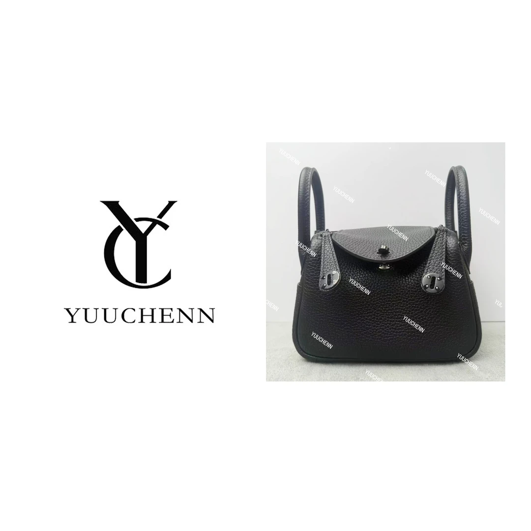 YUUCHENN半手工【lindy】进口Tc皮19cm原创设计高定真皮包 HH6379