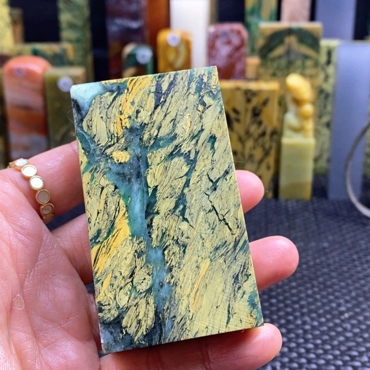 四川石清**忆青田石印章石