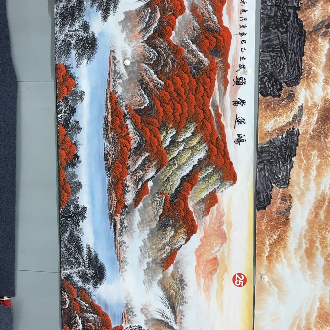 国画国画老师手绘