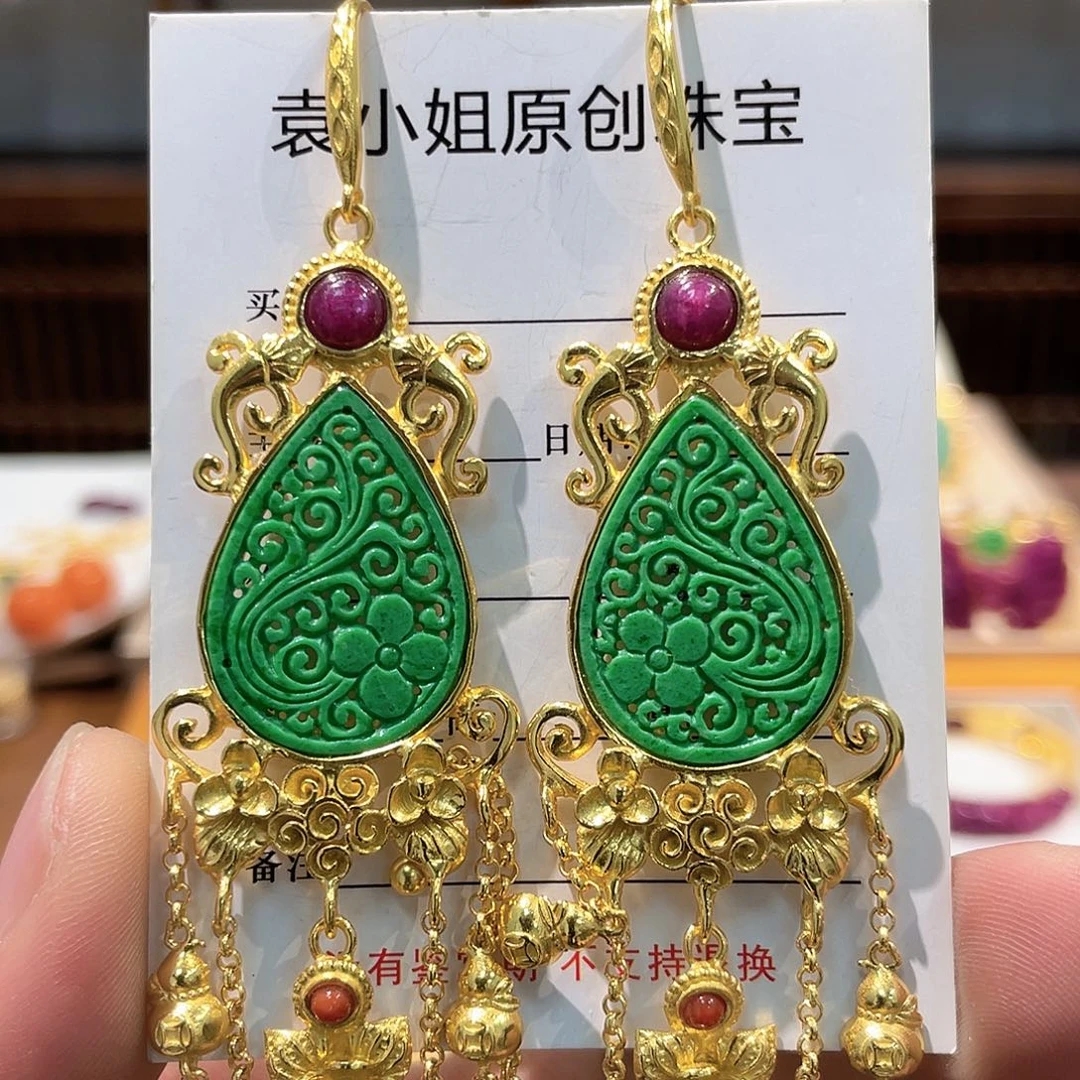 锦纶非金属耳坠耳饰