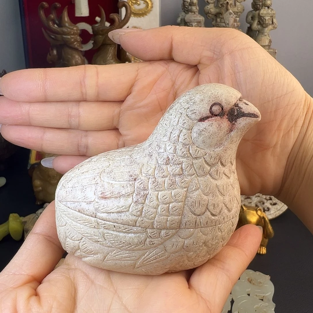 和田玉未镶嵌挂件凡*