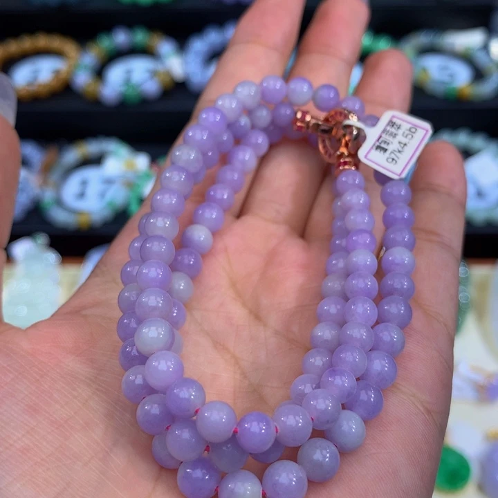 未镶嵌手串翡翠翡翠